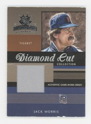 2003 Diamond Kings Jack Morris Game Worn Relic #/500