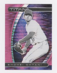 2021 Chronicles Titan Shohei Ohtani Pink Pulsar Prizm