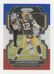 2021 Prizm Red White Blue Aaron Rodgers