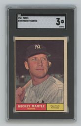 1961 Topps Mickey Mantle SGC 3