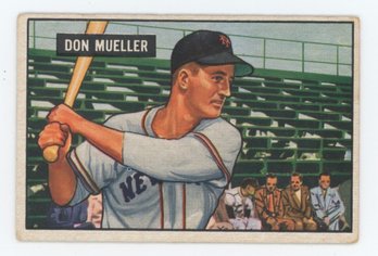 1951 Bowman Don Mueller