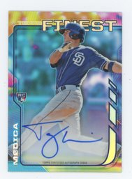 2014 Finest Tommy Medica Rookie Refractor Auto
