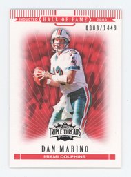2007 Triple Threads Dan Marino #/1449
