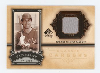 2005 SP Legendary Cuts Gary Carter Game Used Relic