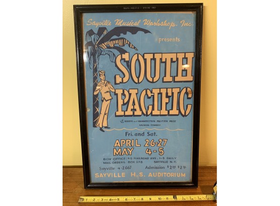 Vintage South Pacific Show Poster