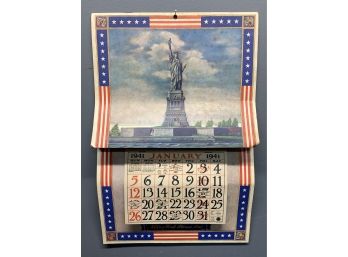 Estate Fresh 1941 Calendar Un-Used