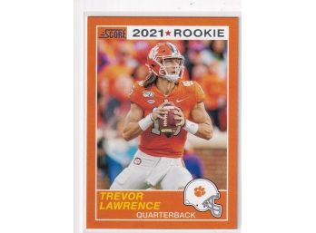 2021 Score Retro Trevor Lawrence Rookie Card