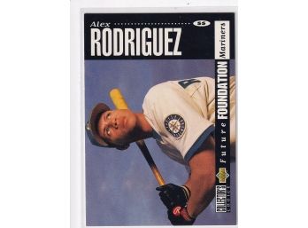 1994 Upper Deck Collectors Choice Alex Rodriguez Future Fondations Rookie Card