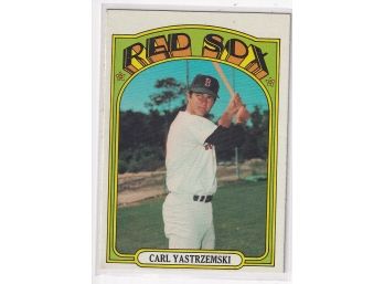 1972 Topps Carl Yastrzemski