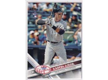 2017 Topps Aaron Judge Rookie Debut Rookie Card