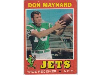 1971 Topps Don Maynard