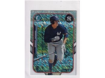 2015 Bowman Chrome Aaron Judge Mini Mojo Refractor Rookie