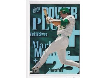 1997 Fleer Ultra Mark Mcgwire Power Plus Insert