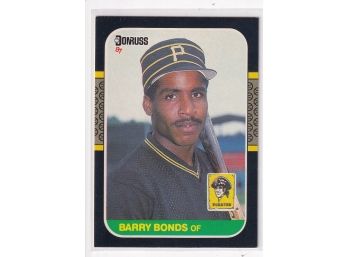 1987 Donruss Barry Bonds Rookie Card