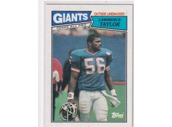 1987 Topps Lawrence Taylor