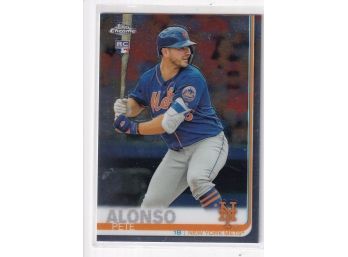 2019 Topps Chrome Pete Alonso Rookie Card