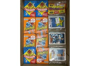 Tray Lot Of Misc Sealed Baseball Packs