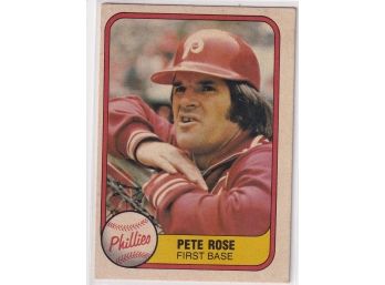 1981 Fleer Pete Rose