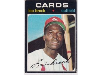 1971 Topps Lou Brock