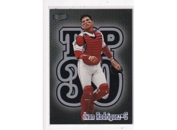 1998 Fleer Ultra Ivan Rodriguez Top 30 Insert