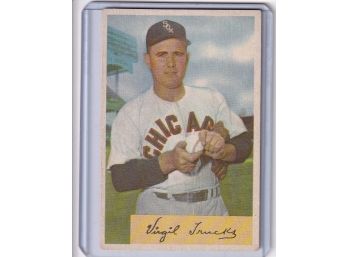 1954 Bowman Virgil Trucks