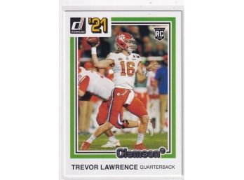 2021 Chronicles Draft Trevor Lawrence Donruss Rookie Card