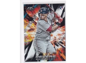 2018 TOPPS Fire Rafael Devers Rookie Card