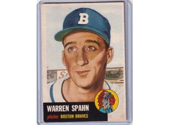 1953 Topps Warren Spahn