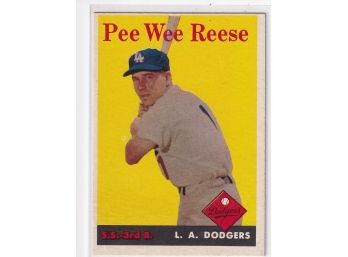 1958 Topps Pee Wee Reese