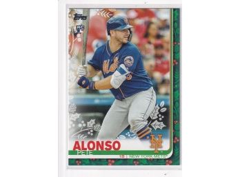 2019 Topps Holiday Pete Alonso Rookie Card