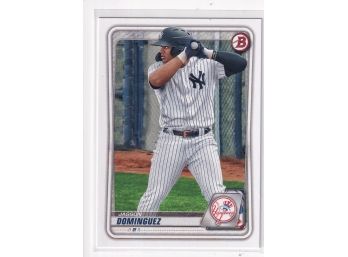 2020 Bowman Jasson Dominguez Rookie Card