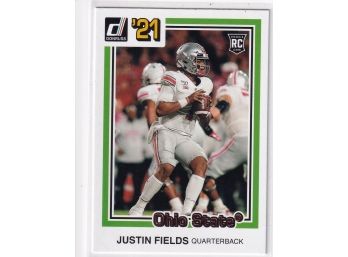 2021 Chronicles Draft Justin Fields Donruss Rookie