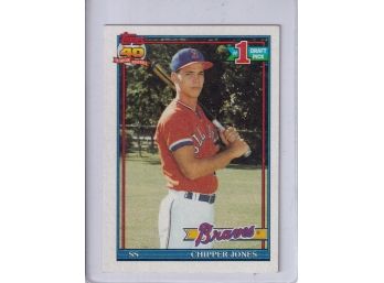 1991 Topps Chipper Jones Rookie Card