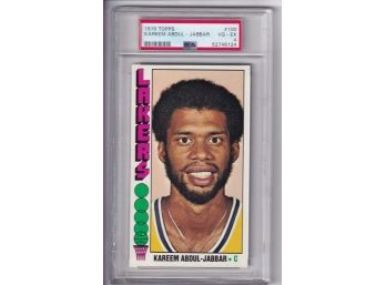 1976 Topps Kareem Abdul Jabbar PSA 4