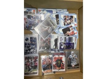 Misc Sports Cards Tray Lot