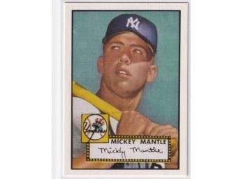 1991 East Coast National Mickey Mantle 1952 Reprint