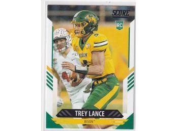 2021 Score Trey Lance Rookie Card