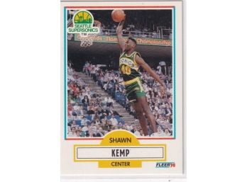 1990 Fleer Shawn Kemp Rookie Card