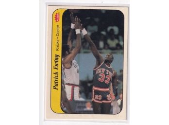 1986 Fleer Patrick Ewing Rookie Sticker