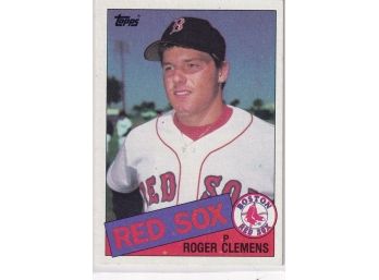 1985 Topps Roger Clemens Rookie Card