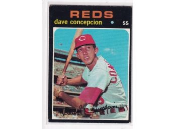 1971 Topps Dave Concepcion Rookie Card