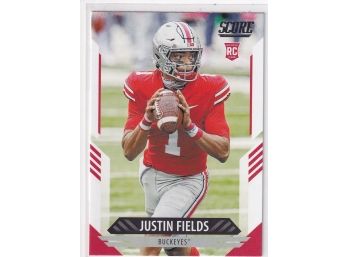 2021 Score Justin Fields Rookie Card