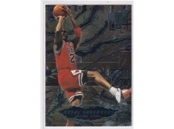 1997 Fleer Metal Michael Jordan Metal Shredders Insert