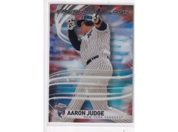 2017 Topps Chrome Aaron Judge Freshman Flash Rookie Card