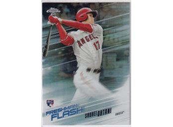 2018 Topps Chrome Shohei Ohtani Freshman Flash Rookie Card