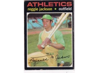 1971 Topps Reggie Jackson