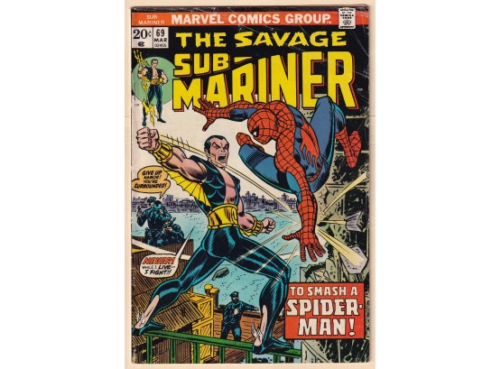 Submariner #69 Guest Appearance Spider-man !