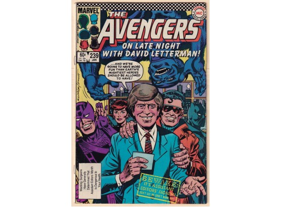 The Avengers #239 David Letterman