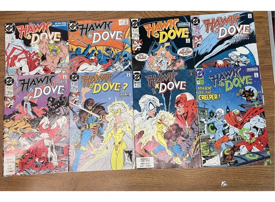 8 Hawk And Dove Comic Books