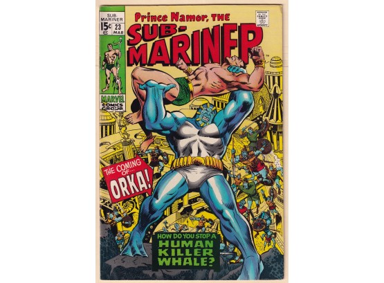Submariner #23 First Appearance Of Orka